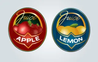 果汁的标签标识