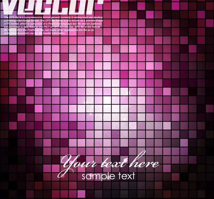 矢量马赛克图片eps,ai矢量模版下载