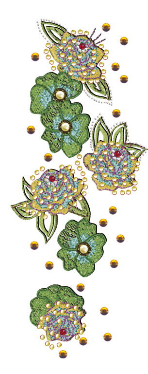 绣花 植物 花卉 荷花 夏雨荷 免...