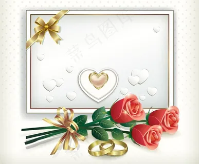 婚礼邀请卡图片