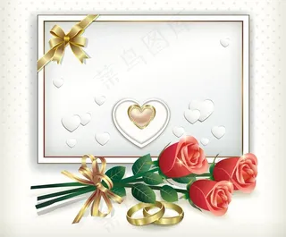 婚礼邀请卡图片