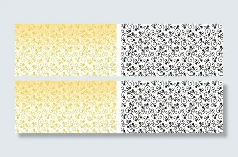 名片矢量花纹图片