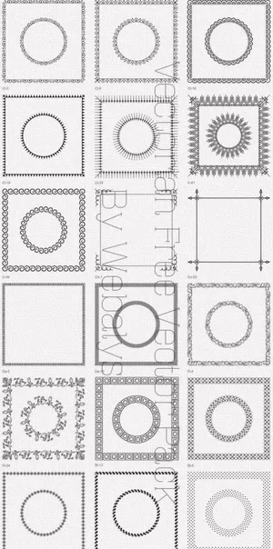 豪华欧式边框图片