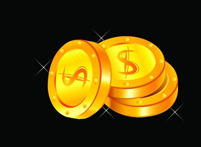 金币图片psd模版下载