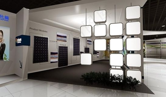 新能源企业展厅图片