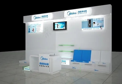 美的5米背柜图片