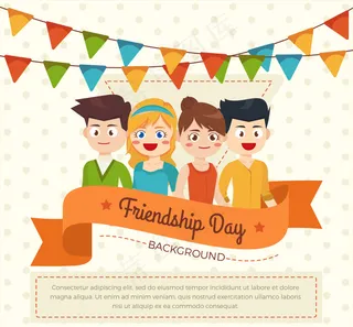 卡通儿童矢量素材