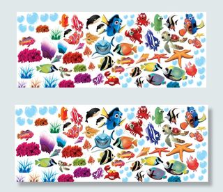 卡通海洋生物鱼类PSD设计素材