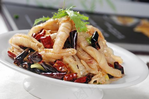 凉拌鸡 鸡爪图片