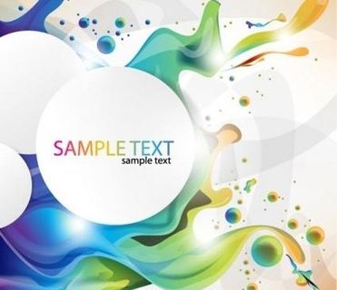 多彩涂料飞溅的艺术载体