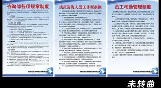 咨询部规章制度图片