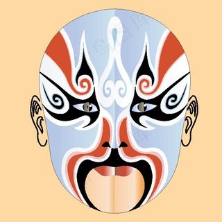 京剧脸谱 矢量CDR_10