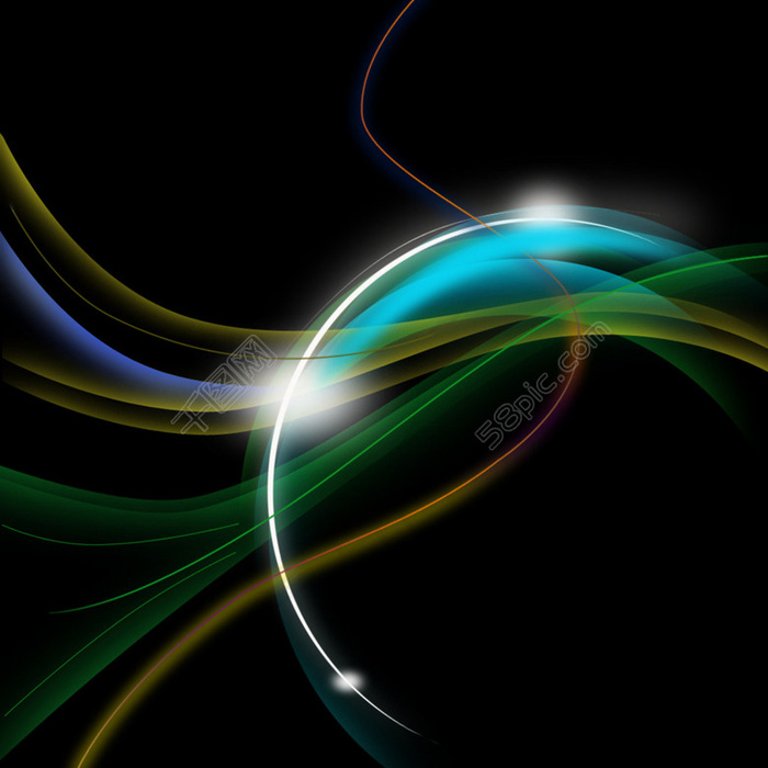 动感线条深色背景
