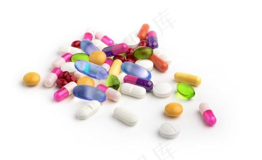 彩色药丸药片图片