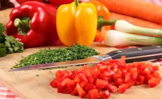 厨房料理 切菜图片