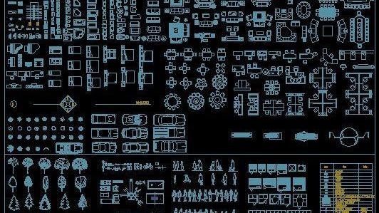 常用的室内CAD图库