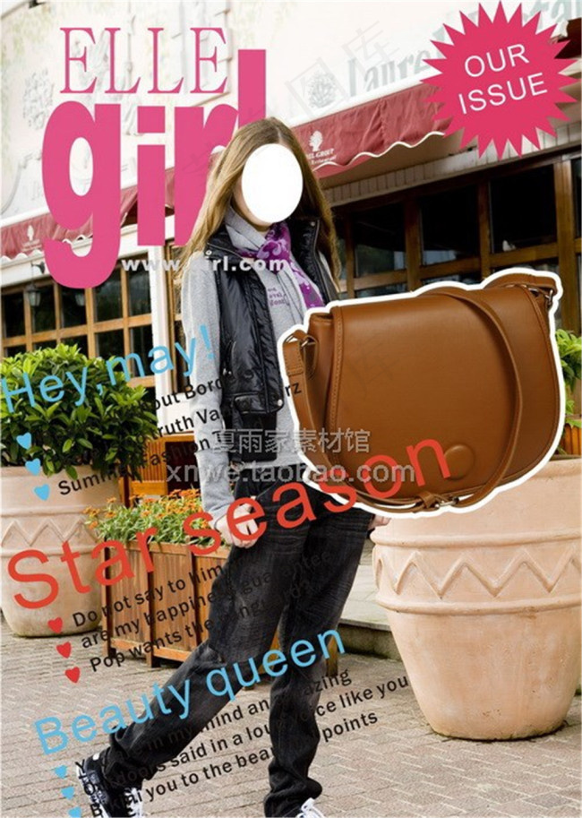 女子休闲服饰设计psd模版下载