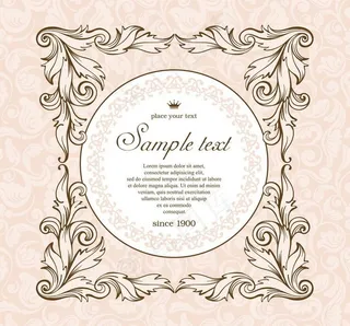 欧式花纹 边框图片