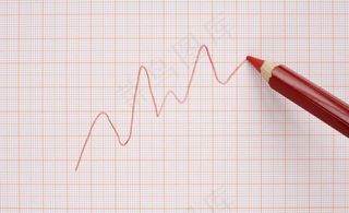 画笔 红色 曲线图片