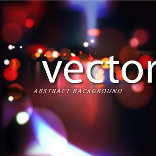 唯美的城市灯火光斑背景矢量素材