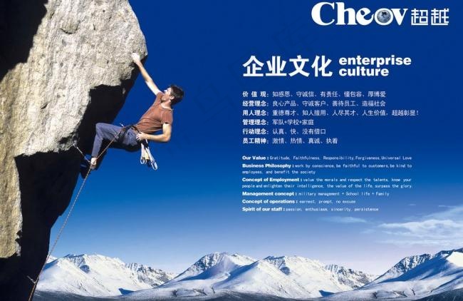 超越企业文化墙图片