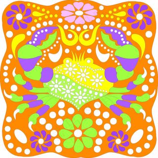 创意艺术图腾十二星座矢量素材