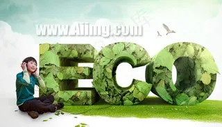 军绿色字体男孩图片素材