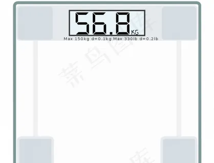 数字秤矢量图像