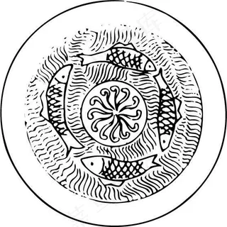 盘子花纹