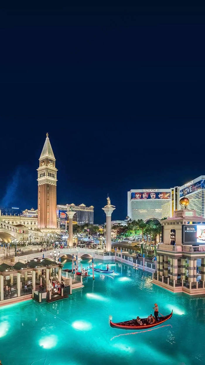 外国城市夜景高清摄影图片