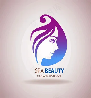 大眼美女头像标志图片