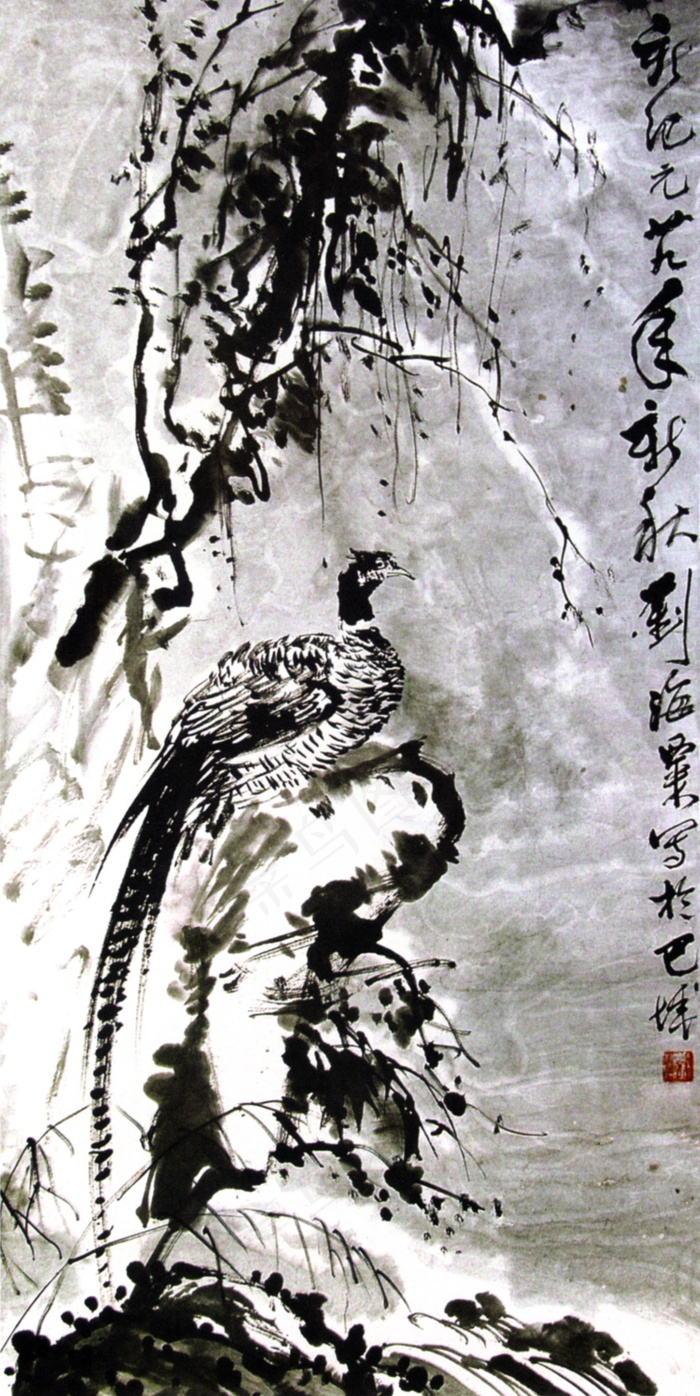 刘海栗国画