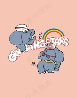 卡通动物大象 卡通动物大象