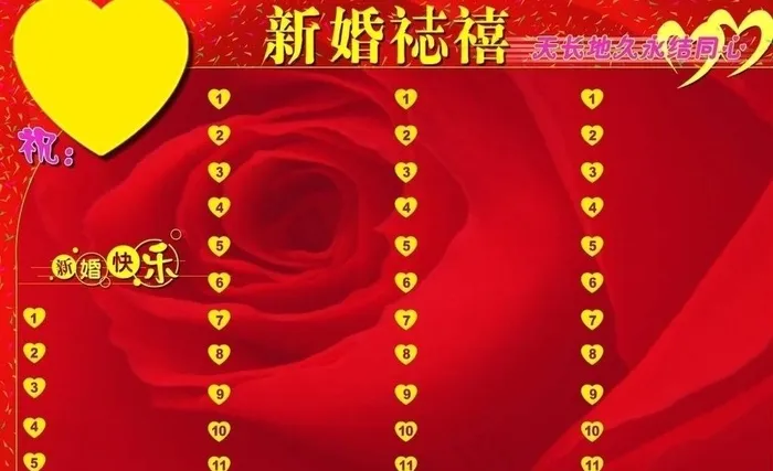 结婚展板模板图片(4252X2835(DPI:72))psd模版下载