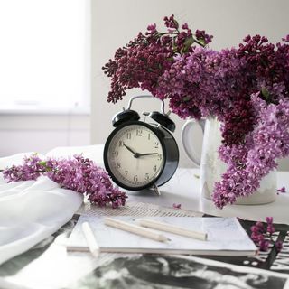 简约小清新文艺风插花静物摆拍背景