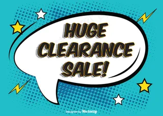 促销漫画风格背景