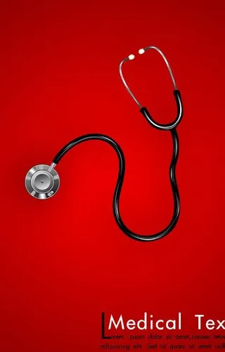 医疗创意海报矢量素材二