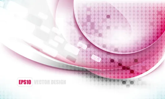 优雅的流线背景01——矢量素材