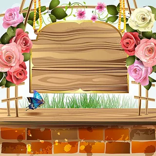 花纹底纹展板背景