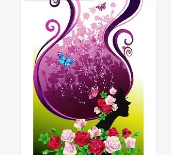 蝴蝶花朵植物花纹图案设计矢量素材 蝴蝶花朵植物花纹图案设计矢量素材