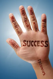 手的成功表明 流程图在手