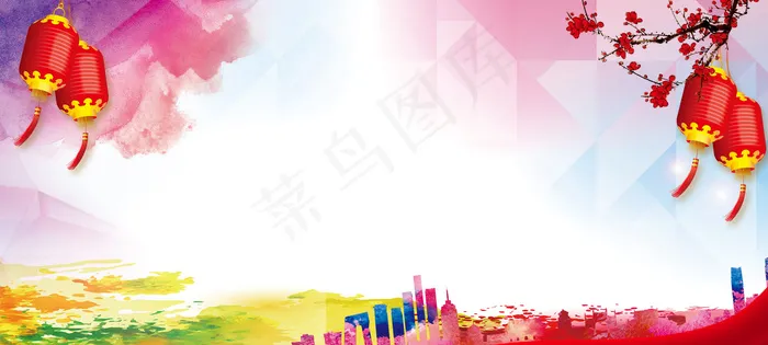 粉色系浪漫花朵背景素材(1024X3151(DPI:300))psd模版下载