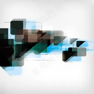 时尚方形装饰背景矢量素材