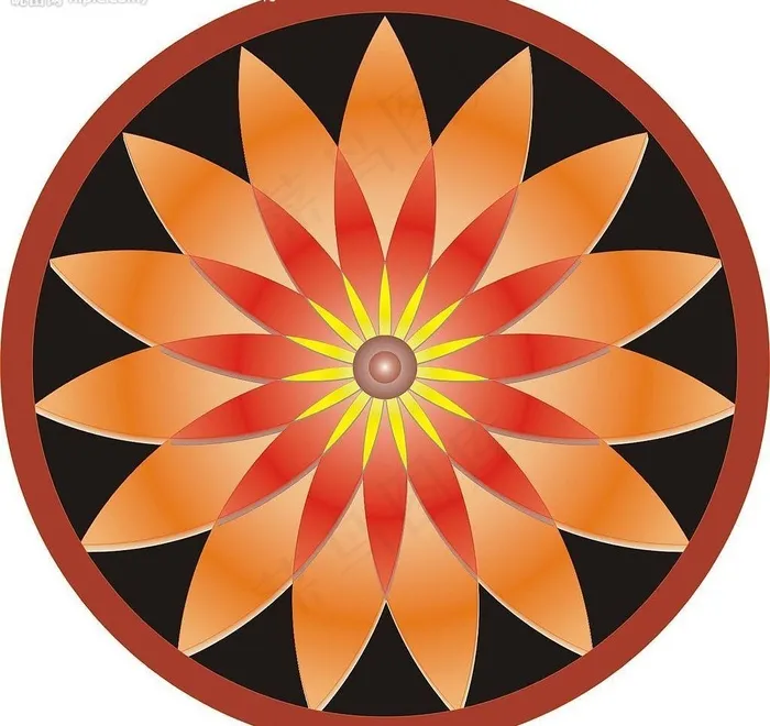 欧式挂件图片cdr矢量模版下载