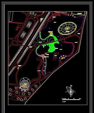 生态旅游园景观施工图