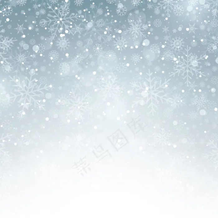 雪花背景的冬天ai矢量模版下载