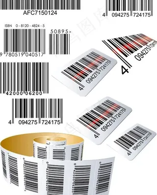 各种条码矢量素材
