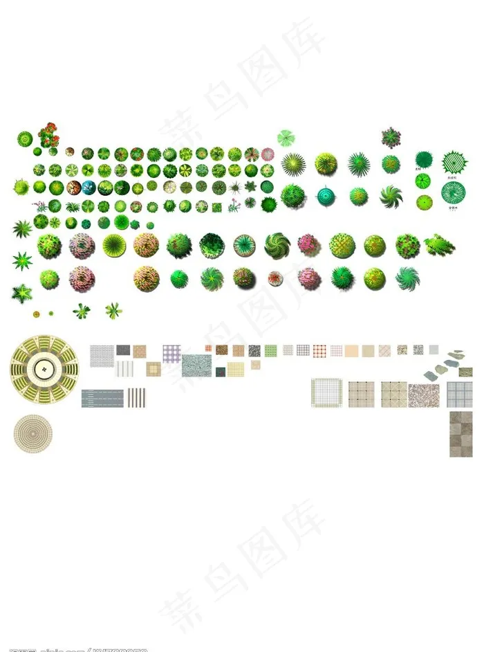 景观树图片psd模版下载