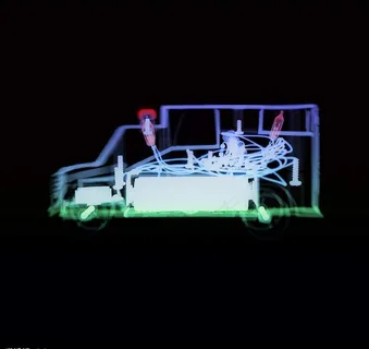 玩具货车x光照图片