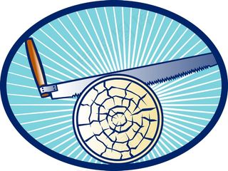 横割锯切原木木复古